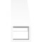 Ekena Millwork 3 1/2-in. W x 8-in. D x 8-in. H Olympic Architectural Grade PVC Knee Brace BRCP035X08X08OLY - alternate 5